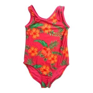 B4 All Floral Girls' One-Piece Swimsuit